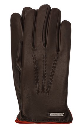 Мужские кожаные перчатки CORNELIANI темно-коричневого цвета по цене 26600 руб., арт. 88Q338-1820575/00 | Фото 1 Мужские кожаные перчатки CORNELIANI темно-коричневого цвета, арт. 88Q338-1820575/00 | Фото 1