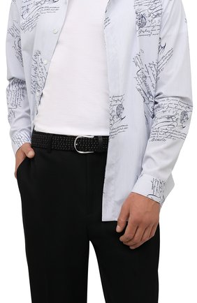 Мужской комбинированный ремень CORNELIANI черного цвета по цене 14350 руб., арт. 88V358-1820834/00 | Фото 2 Мужской комбинированный ремень CORNELIANI черного цвета, арт. 88V358-1820834/00 | Фото 2