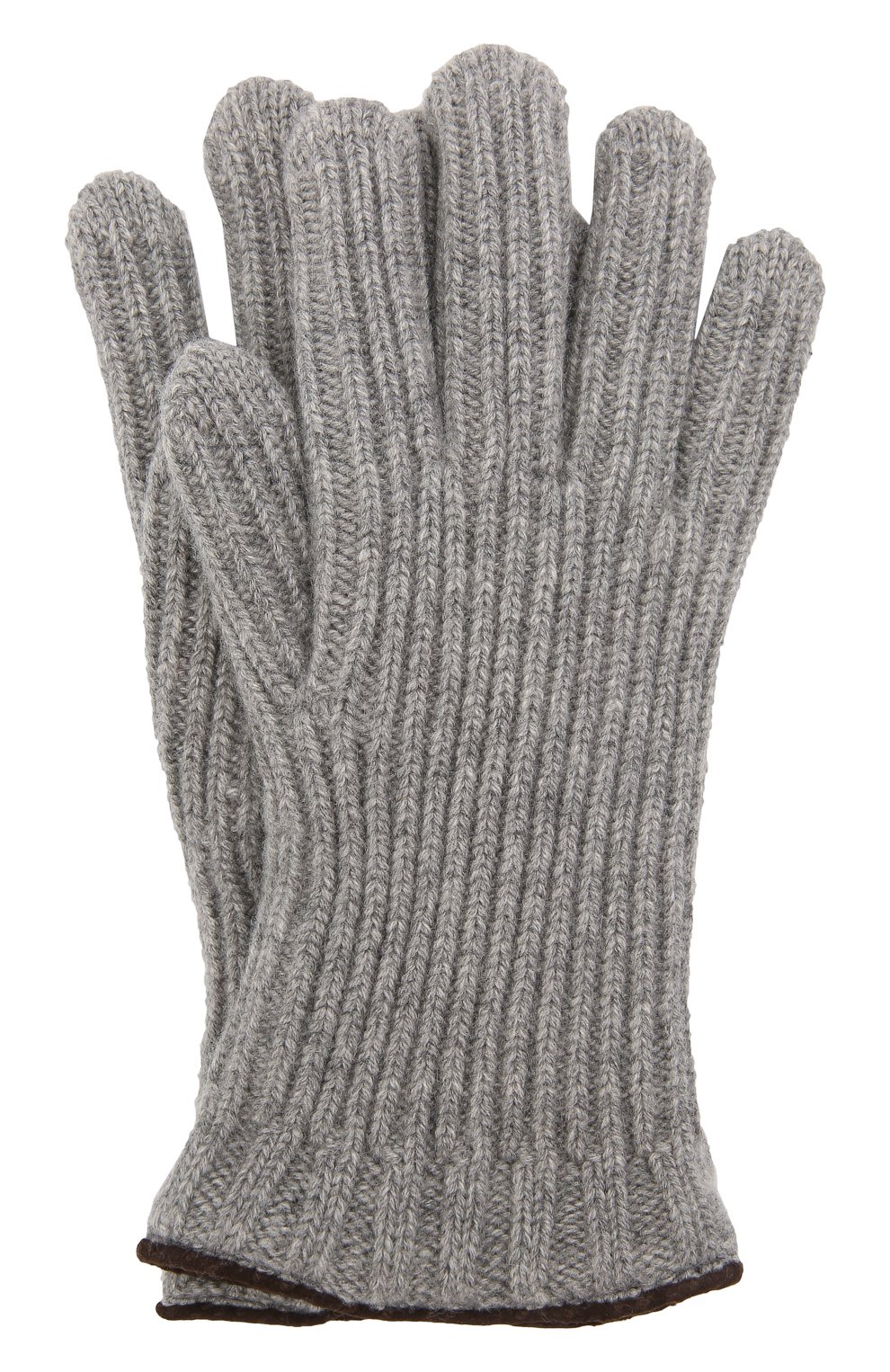 Мужские кашемировые перчатки LORO PIANA серого цвета, арт. FAI4645 | Фото 1 (Материал: Текстиль, Кашемир, Шерсть; Аксессуары: Аксессуары; Кросс-КТ: Трикотаж)