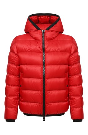 Мужская пуховая куртка myosotis MONCLER красного цвета, арт. G2-091-1A000-97-53334 | Фото 1 (Материал подклада: Синтетический материал; Материал внешний: Синтетический материал; Материал утеплителя: Пух и перо; Кросс-КТ: Куртка; Мужское Кросс-КТ: пуховик-короткий; Длина (верхняя одежда): Короткие; Стили: Кэжуэл; Рукава: Длинные)