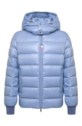 Мужская пуховая куртка cuvellier MONCLER голубого цвета по цене 107800 руб., арт. G2-091-1A000-02-68950 | Фото 1 Мужская пуховая куртка cuvellier MONCLER голубого цвета, арт. G2-091-1A000-02-68950 | Фото 1