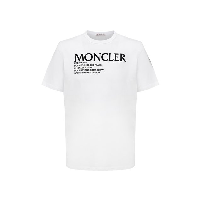 фото Хлопковая футболка moncler