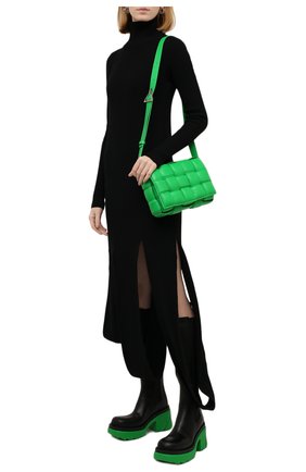 Женские кожаные сапоги BOTTEGA VENETA зеленого цвета по цене 119500 руб., арт. 667149/VBS50 | Фото 2 Женские кожаные сапоги BOTTEGA VENETA зеленого цвета, арт. 667149/VBS50 | Фото 2 (Материал внутренний: Натуральная кожа; Каблук тип: Устойчивый; Каблук высота: Высокий; Высота голенища: Средние; Подошва: Платформа)