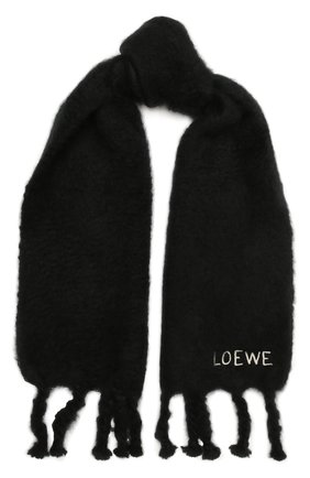 Женский шарф LOEWE черного цвета по цене 43050 руб., арт. F526487X08 | Фото 1 Женский шарф LOEWE черного цвета, арт. F526487X08 | Фото 1