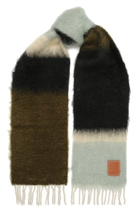 Женский шарф LOEWE зеленого цвета по цене 19850 руб., арт. F526487X07 | Фото 1 Женский шарф LOEWE зеленого цвета, арт. F526487X07 | Фото 1