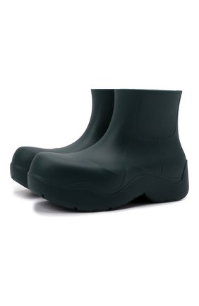 Мужские резиновые сапоги puddle BOTTEGA VENETA темно-зеленого цвета по цене 42350 руб., арт. 640043/V00P0 | Фото 1 Мужские резиновые сапоги puddle BOTTEGA VENETA темно-зеленого цвета, арт. 640043/V00P0 | Фото 1