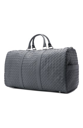 Мужская кожаная дорожная сумка BOTTEGA VENETA серого цвета по цене 485000 руб., арт. 650061/V0E51 | Фото 3 Мужская кожаная дорожная сумка BOTTEGA VENETA серого цвета, арт. 650061/V0E51 | Фото 3 (Материал: Натуральная кожа; Ремень/цепочка: На ремешке; Размер: large)