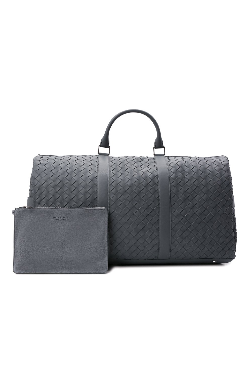 Мужская кожаная дорожная сумка BOTTEGA VENETA серого цвета по цене 485000 руб., арт. 650061/V0E51 | Фото 6 Мужская кожаная дорожная сумка BOTTEGA VENETA серого цвета, арт. 650061/V0E51 | Фото 6 (Материал: Натуральная кожа; Ремень/цепочка: На ремешке; Размер: large)