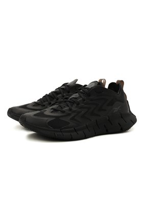 Женские комбинированные кроссовки zig kinetica 21 REEBOK черного цвета по цене 9710 руб., арт. GZ8803 | Фото 1 Женские комбинированные кроссовки zig kinetica 21 REEBOK черного цвета, арт. GZ8803 | Фото 1