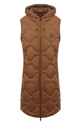 Женский пуховый жилет liveche MONCLER бежевого цвета по цене 107800 руб., арт. G2-093-1A001-00-53333 | Фото 1 Женский пуховый жилет liveche MONCLER бежевого цвета, арт. G2-093-1A001-00-53333 | Фото 1 (Материал утеплителя: Пух и перо; Длина (верхняя одежда): До середины бедра; Материал подклада: Синтетический материал; Материал внешний: Синтетический материал; Стили: Кэжуэл; Женское Кросс-КТ: Жилет-одежда; Кросс-КТ: Пуховик)