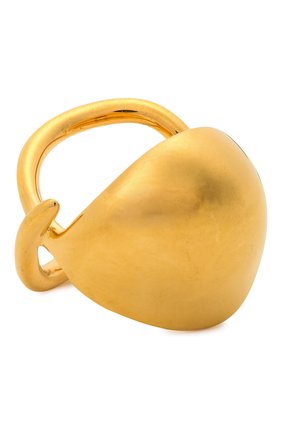 Женское кольцо BOTTEGA VENETA золотого цвета, арт. 665755/VAHU0 | Фото 1 (Материал: Серебро)