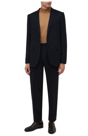 Мужские кожаные оксфорды ERMENEGILDO ZEGNA темно-коричневого цвета по цене 53950 руб., арт. A4994X-LHNAX | Фото 2 Мужские кожаные оксфорды ERMENEGILDO ZEGNA темно-коричневого цвета, арт. A4994X-LHNAX | Фото 2 (Материал внутренний: Натуральная кожа; Стили: Классический)