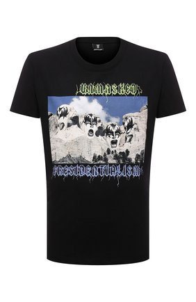 Мужская хлопковая футболка DIEGO VENTURINO черного цвета по цене 9865 руб., арт. FW21-DV TS RKU | Фото 1 Мужская хлопковая футболка DIEGO VENTURINO черного цвета, арт. FW21-DV TS RKU | Фото 1