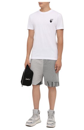 Мужские кожаные кроссовки b-ball BALMAIN светло-серого цвета по цене 62700 руб., арт. WM1VG230/LCNK | Фото 2 Мужские кожаные кроссовки b-ball BALMAIN светло-серого цвета, арт. WM1VG230/LCNK | Фото 2 (Материал внутренний: Натуральная кожа; Подошва: Массивная; Стили: Гранж)
