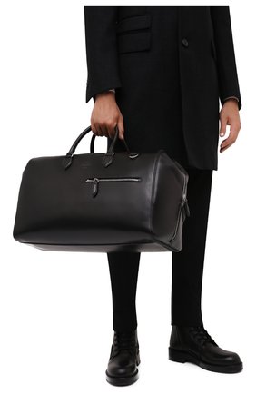 Мужская кожаная дорожная сумка BERLUTI черного цвета по цене 299500 руб., арт. M229486 | Фото 2 Мужская кожаная дорожная сумка BERLUTI черного цвета, арт. M229486 | Фото 2