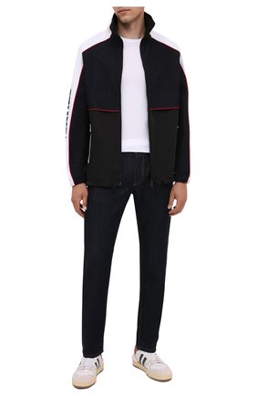 Мужская куртка DSQUARED2 черного цвета, арт. S74AM1209/S47858 | Фото 2 (Материал внешний: Синтетический материал; Длина (верхняя одежда): Короткие; Материал подклада: Синтетический материал; Рукава: Длинные; Кросс-КТ: Куртка, Ветровка; Стили: Гранж)