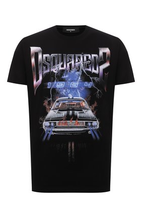 Мужская хлопковая футболка DSQUARED2 черного цвета по цене 20800 руб., арт. S71GD1071/S23009 | Фото 1 Мужская хлопковая футболка DSQUARED2 черного цвета, арт. S71GD1071/S23009 | Фото 1