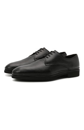 Мужские кожаные дерби CORNELIANI черного цвета по цене 46950 руб., арт. 88TM09-1820957 | Фото 1 Мужские кожаные дерби CORNELIANI черного цвета, арт. 88TM09-1820957 | Фото 1