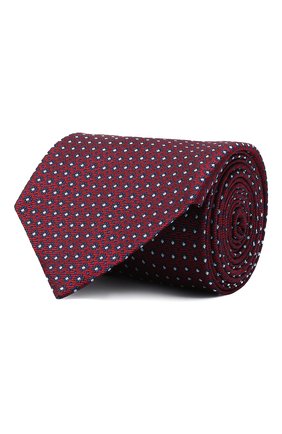 Мужской шелковый галстук ERMENEGILDO ZEGNA бордового цвета по цене 15150 руб., арт. Z2D03T/1XW | Фото 1 Мужской шелковый галстук ERMENEGILDO ZEGNA бордового цвета, арт. Z2D03T/1XW | Фото 1 (Материал: Текстиль, Шелк; Принт: С принтом)