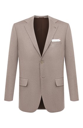 Мужской кашемировый пиджак KITON бежевого цвета по цене 614500 руб., арт. UG81K0127A | Фото 1 Мужской кашемировый пиджак KITON бежевого цвета, арт. UG81K0127A | Фото 1