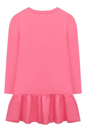 Детское хлопковое платье MARC JACOBS (THE) розового цвета по цене 9200 руб., арт. W12379 | Фото 2 Детское хлопковое платье MARC JACOBS (THE) розового цвета, арт. W12379 | Фото 2