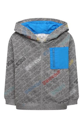 Детский хлопковая толстовка MARC JACOBS (THE) серого цвета по цене 9950 руб., арт. W25518 | Фото 1 Детский хлопковая толстовка MARC JACOBS (THE) серого цвета, арт. W25518 | Фото 1 (Материал внешний: Хлопок; Мальчики Кросс-КТ: Толстовка-одежда; Рукава: Длинные; Ростовка одежда: 9 лет | 134 см, 12 лет | 152 см, 18 мес | 86 см, 2 года | 92 см, 3 года | 98 см, 4 года | 104 см, 5 лет | 110 см, 7 лет | 122 см)