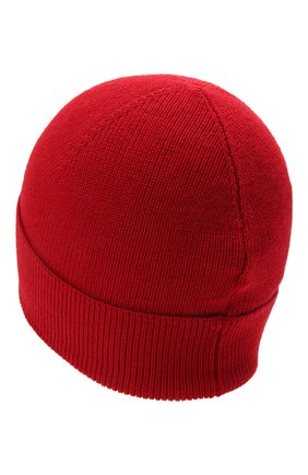 Детского шерстяная шапка MONCLER красного цвета по цене 12600 руб., арт. G2-954-9Z731-00-A9632 | Фото 2 Детского шерстяная шапка MONCLER красного цвета, арт. G2-954-9Z731-00-A9632 | Фото 2 (Материал: Синтетический материал, Текстиль, Шерсть)
