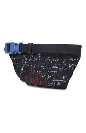 Детская поясная сумка DOLCE & GABBANA темно-синего цвета по цене 17250 руб., арт. EM0103/A0868 | Фото 2 Детская поясная сумка DOLCE & GABBANA темно-синего цвета, арт. EM0103/A0868 | Фото 2 (Материал: Текстиль)