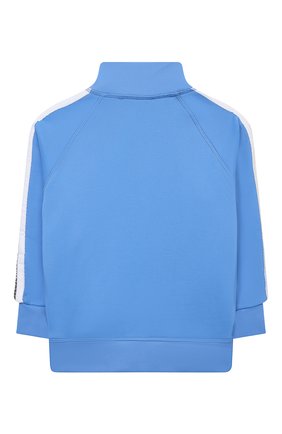 Детский толстовка DSQUARED2 голубого цвета по цене 17250 руб., арт. DQ0305-D003S | Фото 2 Детский толстовка DSQUARED2 голубого цвета, арт. DQ0305-D003S | Фото 2