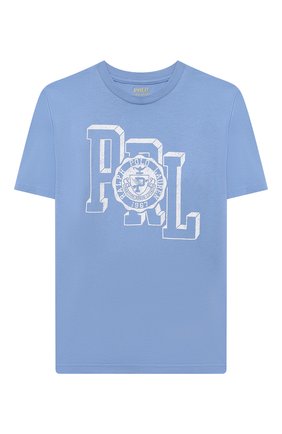 Детская хлопковая футболка POLO RALPH LAUREN голубого цвета по цене 3805 руб., арт. 323850990 | Фото 1 Детская хлопковая футболка POLO RALPH LAUREN голубого цвета, арт. 323850990 | Фото 1 (Рукава: Короткие; Материал внешний: Хлопок; Ростовка одежда: 13 - 15 лет | 158 см, 10 - 11 лет | 140 - 146см, 9 лет | 134 см, 16 лет | 164 см)