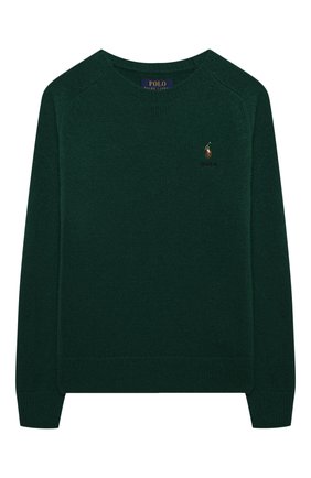 Детский шерстяной пуловер POLO RALPH LAUREN зеленого цвета по цене 12100 руб., арт. 323850966 | Фото 1 Детский шерстяной пуловер POLO RALPH LAUREN зеленого цвета, арт. 323850966 | Фото 1 (Рукава: Длинные; Материал внешний: Шерсть; Мальчики Кросс-КТ: Пуловер-одежда; Ростовка одежда: 13 - 15 лет | 158 см, 10 - 11 лет | 140 - 146см, 9 лет | 134 см, 16 лет | 164 см)