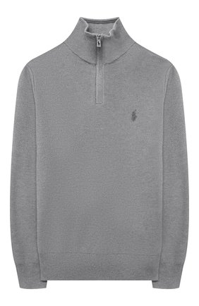 Детский хлопковый свитер POLO RALPH LAUREN серого цвета по цене 9525 руб., арт. 323850965 | Фото 1 Детский хлопковый свитер POLO RALPH LAUREN серого цвета, арт. 323850965 | Фото 1 (Материал внешний: Хлопок; Рукава: Длинные; Мальчики Кросс-КТ: Пуловер-одежда; Ростовка одежда: 13 - 15 лет | 158 см, 10 - 11 лет | 140 - 146см, 9 лет | 134 см, 16 лет | 164 см)