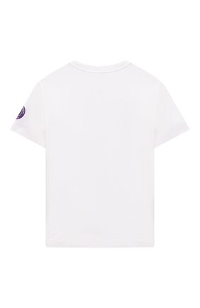 Детская хлопковая футболка POLO RALPH LAUREN белого цвета по цене 3930 руб., арт. 323803380 | Фото 2 Детская хлопковая футболка POLO RALPH LAUREN белого цвета, арт. 323803380 | Фото 2