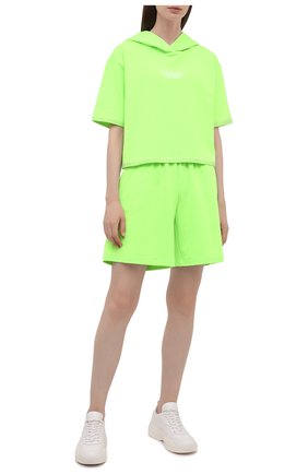 Женский хлопковый костюм SEVEN LAB зеленого цвета по цене 14700 руб., арт. HTS21-D neon green | Фото 1 Женский хлопковый костюм SEVEN LAB зеленого цвета, арт. HTS21-D neon green | Фото 1