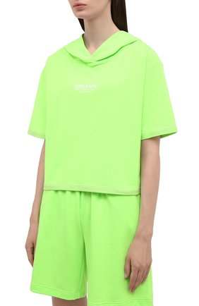 Женский хлопковый костюм SEVEN LAB зеленого цвета по цене 14700 руб., арт. HTS21-D neon green | Фото 2 Женский хлопковый костюм SEVEN LAB зеленого цвета, арт. HTS21-D neon green | Фото 2