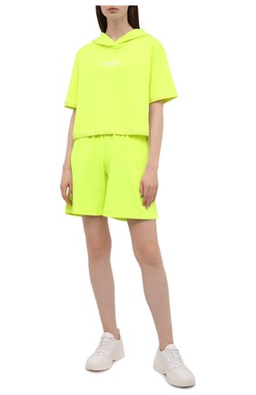 Женский хлопковый костюм SEVEN LAB салатового цвета по цене 14700 руб., арт. HTS-D neon yellow | Фото 1 Женский хлопковый костюм SEVEN LAB салатового цвета, арт. HTS-D neon yellow | Фото 1