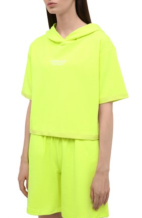 Женский хлопковый костюм SEVEN LAB салатового цвета по цене 14700 руб., арт. HTS-D neon yellow | Фото 2 Женский хлопковый костюм SEVEN LAB салатового цвета, арт. HTS-D neon yellow | Фото 2