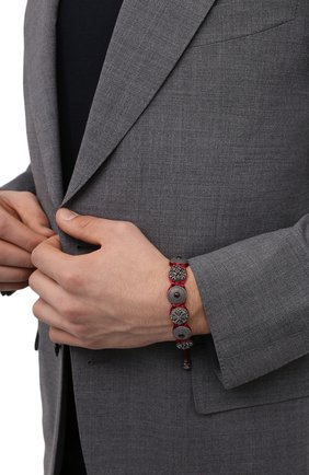 Женский браслет в добрый час GL JEWELRY красного цвета по цене 49060 руб., арт. M420041-S97-305 | Фото 2 Женский браслет в добрый час GL JEWELRY красного цвета, арт. M420041-S97-305 | Фото 2