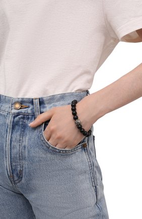 Женский браслет ангелы и демоны GL JEWELRY черного цвета по цене 21560 руб., арт. PB720 | Фото 2 Женский браслет ангелы и демоны GL JEWELRY черного цвета, арт. PB720 | Фото 2