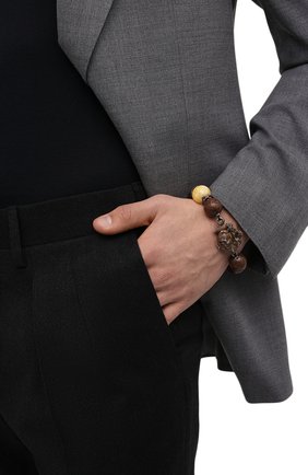Женский браслет ангелы и демоны GL JEWELRY коричневого цвета по цене 68200 руб., арт. PB050 | Фото 2 Женский браслет ангелы и демоны GL JEWELRY коричневого цвета, арт. PB050 | Фото 2