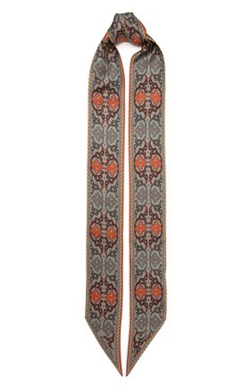 Женский шелковый шарф-бандо saffron RADICAL CHIC темно-бежевого цвета по цене 8060 руб., арт. 201524.21.22 | Фото 1 Женский шелковый шарф-бандо saffron RADICAL CHIC темно-бежевого цвета, арт. 201524.21.22 | Фото 1