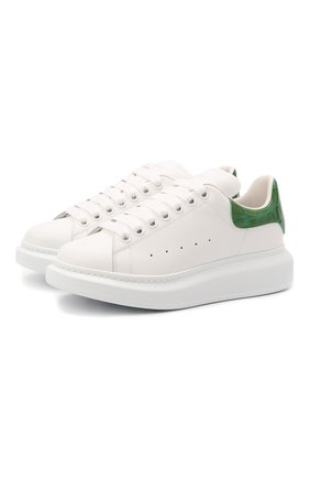 Женские кожаные кеды xl sole ALEXANDER MCQUEEN белого цвета по цене 38300 руб., арт. 553770/WIAF8 | Фото 1 Женские кожаные кеды xl sole ALEXANDER MCQUEEN белого цвета, арт. 553770/WIAF8 | Фото 1 (Материал внутренний: Натуральная кожа; Подошва: Платформа)