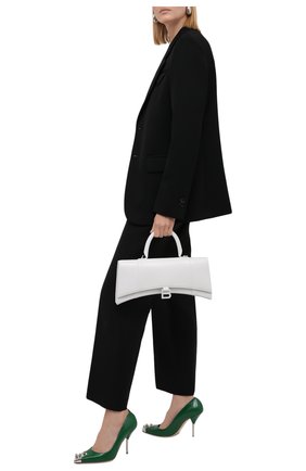 Женские кожаные туфли ALEXANDER MCQUEEN зеленого цвета по цене 77400 руб., арт. 658172/WHV7B | Фото 2 Женские кожаные туфли ALEXANDER MCQUEEN зеленого цвета, арт. 658172/WHV7B | Фото 2
