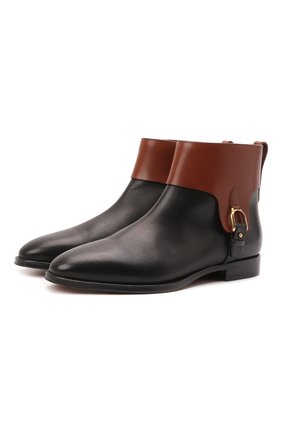 Женские кожаные ботинки stirrup reanne RALPH LAUREN темно-коричневого цвета по цене 87000 руб., арт. 800850198 | Фото 1 Женские кожаные ботинки stirrup reanne RALPH LAUREN темно-коричневого цвета, арт. 800850198 | Фото 1