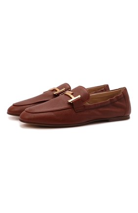 Женские кожаные лоферы TOD’S коричневого цвета по цене 47850 руб., арт. XXW79A0DE70ZEF | Фото 1 Женские кожаные лоферы TOD’S коричневого цвета, арт. XXW79A0DE70ZEF | Фото 1