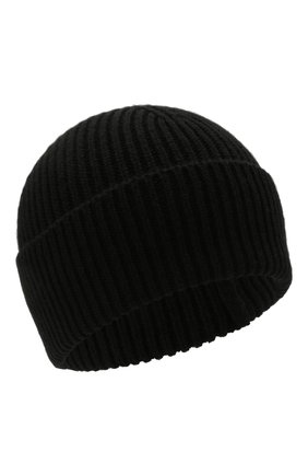 Мужская кашемировая шапка INVERNI черного цвета, арт. 5321 CM | Фото 1 (Материал: Шерсть, Кашемир, Текстиль; Кросс-КТ: Трикотаж)
