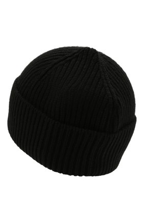 Мужская кашемировая шапка INVERNI черного цвета, арт. 5321 CM | Фото 2 (Материал: Шерсть, Кашемир, Текстиль; Кросс-КТ: Трикотаж)