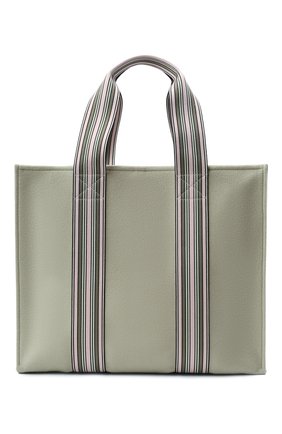 Женский сумка-шопер suitcase stripe LORO PIANA светло-зеленого цвета по цене 188500 руб., арт. FAL2357 | Фото 1 Женский сумка-шопер suitcase stripe LORO PIANA светло-зеленого цвета, арт. FAL2357 | Фото 1