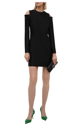Женские замшевые туфли saresa 85 JIMMY CHOO зеленого цвета по цене 69000 руб., арт. SARESA 85/SUE | Фото 2 Женские замшевые туфли saresa 85 JIMMY CHOO зеленого цвета, арт. SARESA 85/SUE | Фото 2