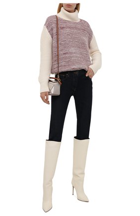 Женский кашемировый свитер KITON разноцветного цвета, арт. D52761X0480A | Фото 2 (Материал внешний: Кашемир, Шерсть; Рукава: Длинные; Длина (для топов): Стандартные; Стили: Кэжуэл; Женское Кросс-КТ: Свитер-одежда)